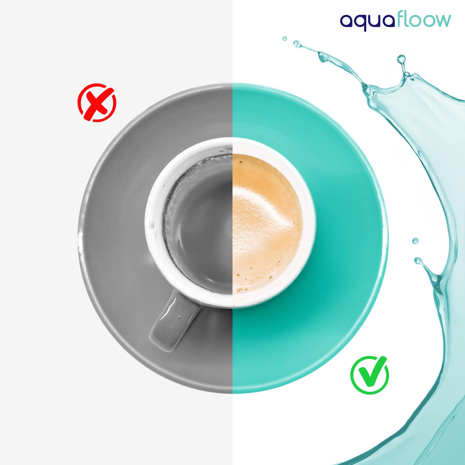 Aquafloow Magnesio Cartuchos de Filtro de Agua para Jarras | Filtrar Agua Limpia y Enriquecerla con Magnesio | Recambio para Aquaphor B15 Standard, Dafi Classic, Brita Classic, Laica – 15 Piezas