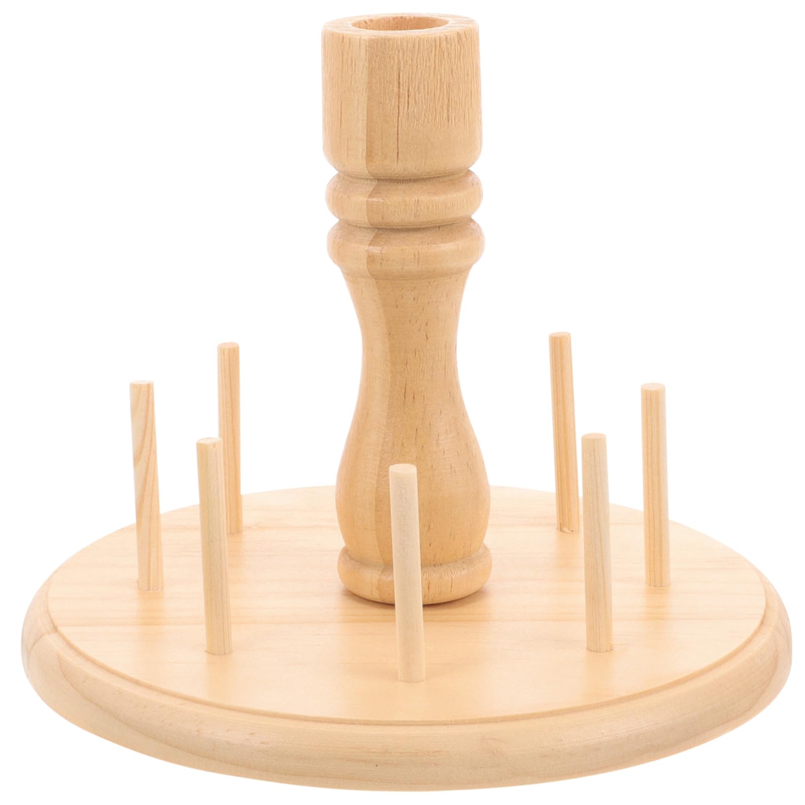 NUOBESTY 3stücke Holz Garnhalter Ständer Für Spulen Stabiler Tischorganizer Für Stick Und Nähprojekte Achsen Aufbewahrungslösung Für Kreativarbeiten Und Diy-projekte