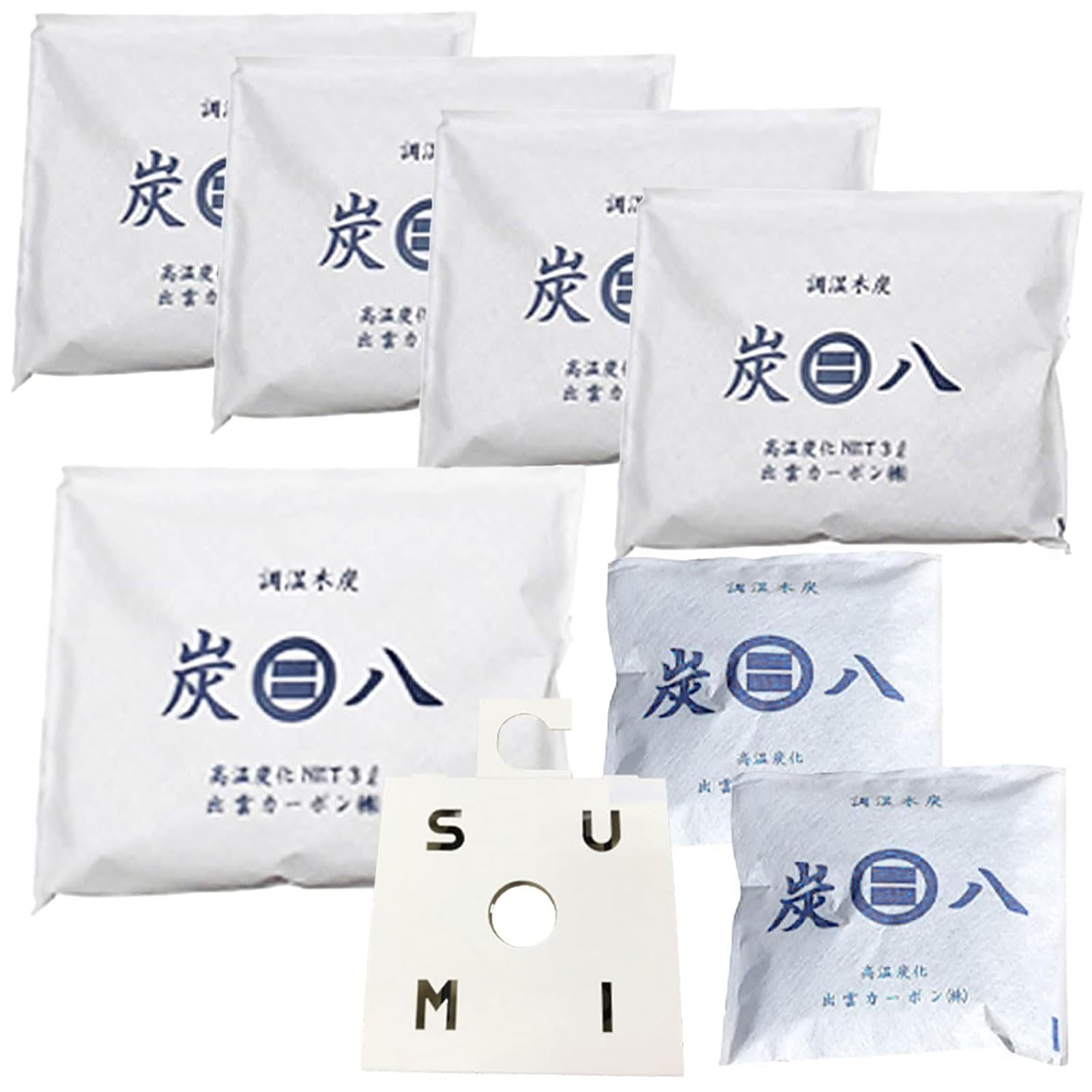 炭八　押入れ用　3L 5本入　炭八ミニ2本入×2 炭八 押入れ用 3L 5本入 除湿、乾燥剤