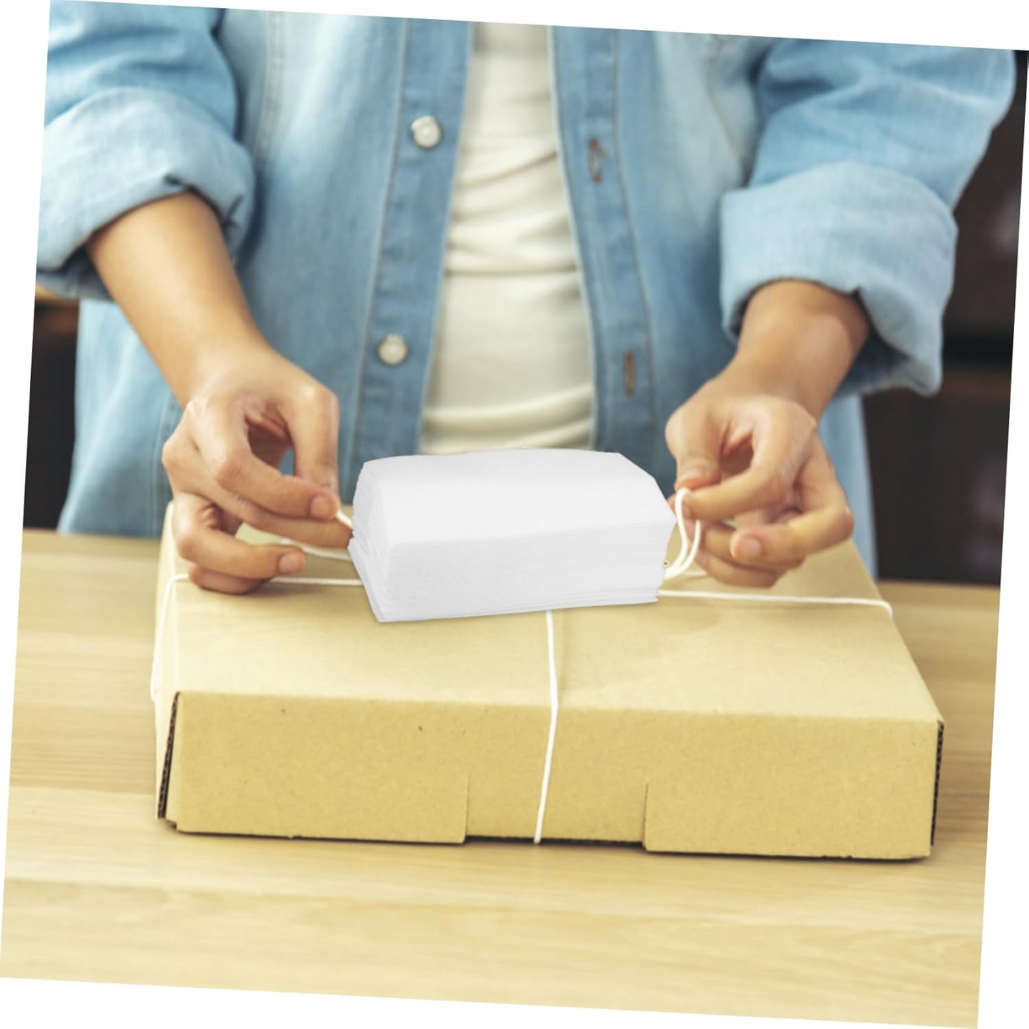 100pcs Epe Foam Packing Sleeves for Fragile Electronics Shipping image 4