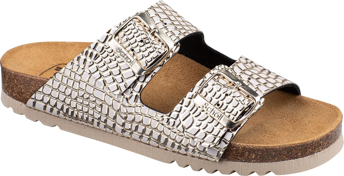 Scholl Josephine Women's Sandal, Cream Gold, 7 UK