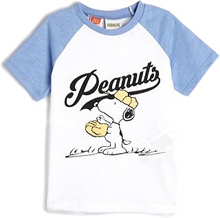 KOTON Baby boys Snoopy Long Sleeve Crew Neck Tshirt