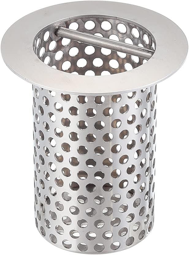 Floor Drain Strainer, 316 Perforated Stainless Steel Drain