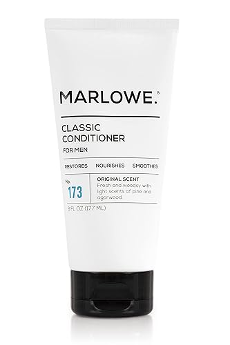 Miniatura 10 de MARLOWE Juego de champú y acondicionador clásico para hombre aclara vigoriza y refresca el cabello con aceite de argán hidratante y aceite de coco