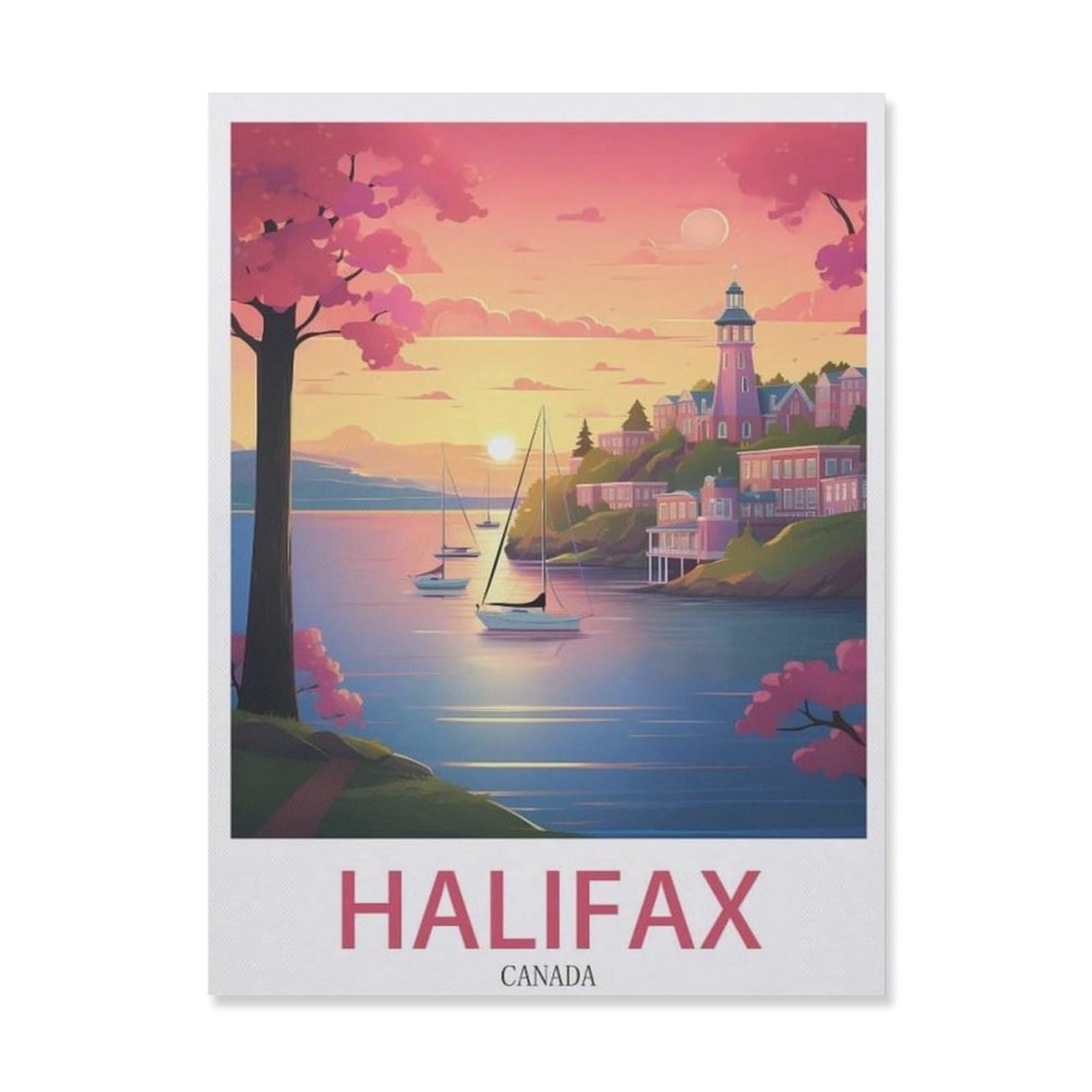Halifax Canada，Tin Sign Metal Tin Sign/Metal Plaque Tin Sign Metal Sign(20x30cm）8x12 inch-EF45