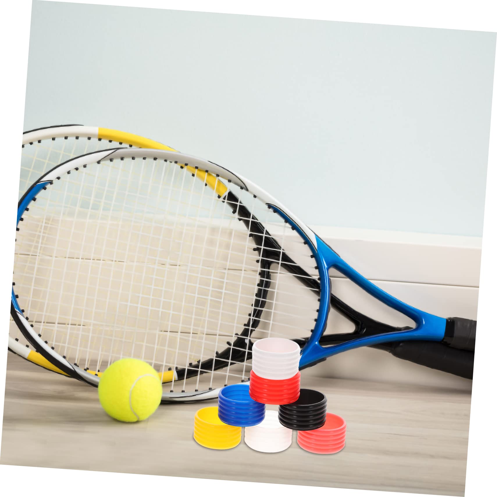Toddmomy Teiliges Tennisgriffband rutschfeste Für Tennisschläger Und Badmintonschläger Schweißabsorbierend Farben Leuchtend Macarons Transparent