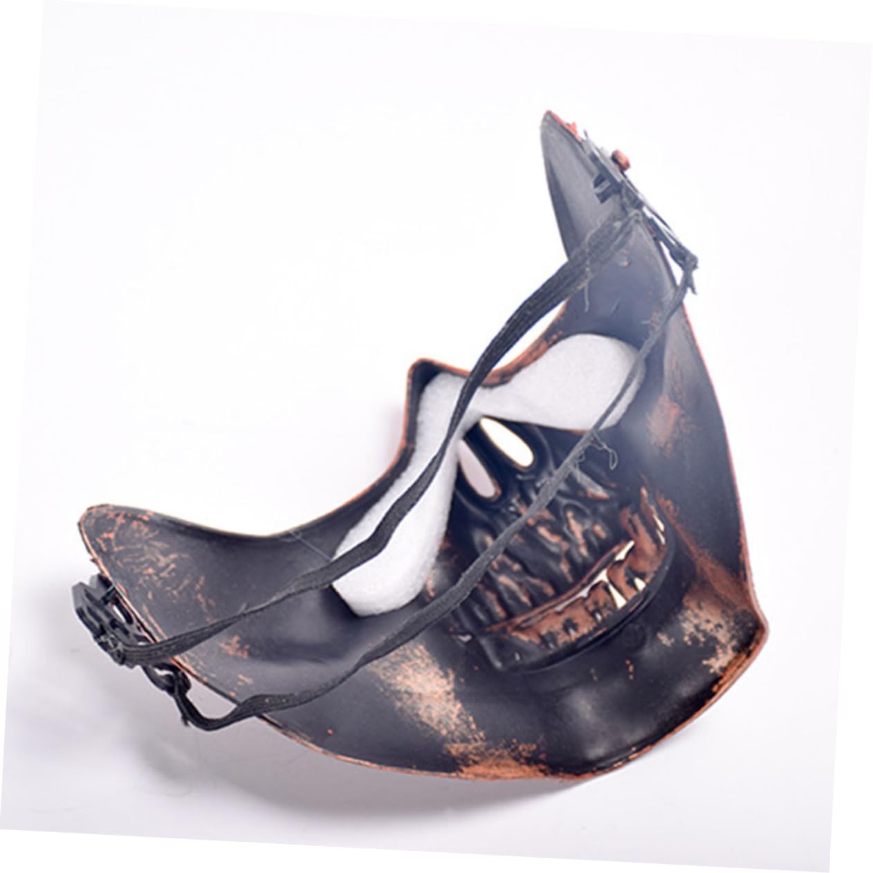 Abaodam Half Face Skeleton Masks Set 3 Pcs Masquerade Masks Skull Design for Halloween