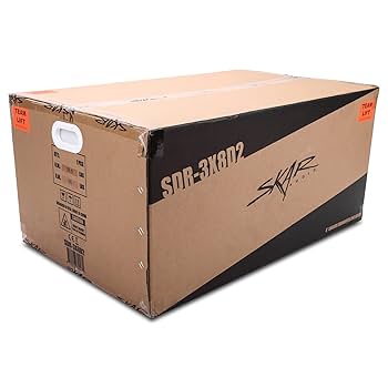 Amazon.co.jp: Skar Audio SDR-3X8D2 2,100ワット負荷SDR