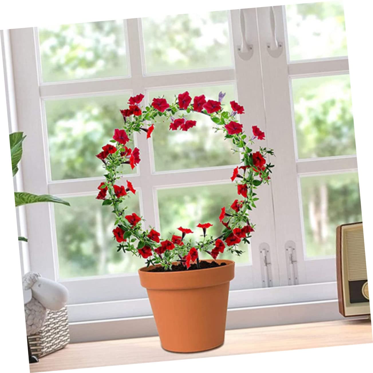 U forme - Cadre de Support pour plantes en fer, Support'escalade en