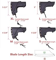 Vista 2 de Funda de cuero para hacha, cubierta de hacha de camping con cubierta segura para cabeza de hacha