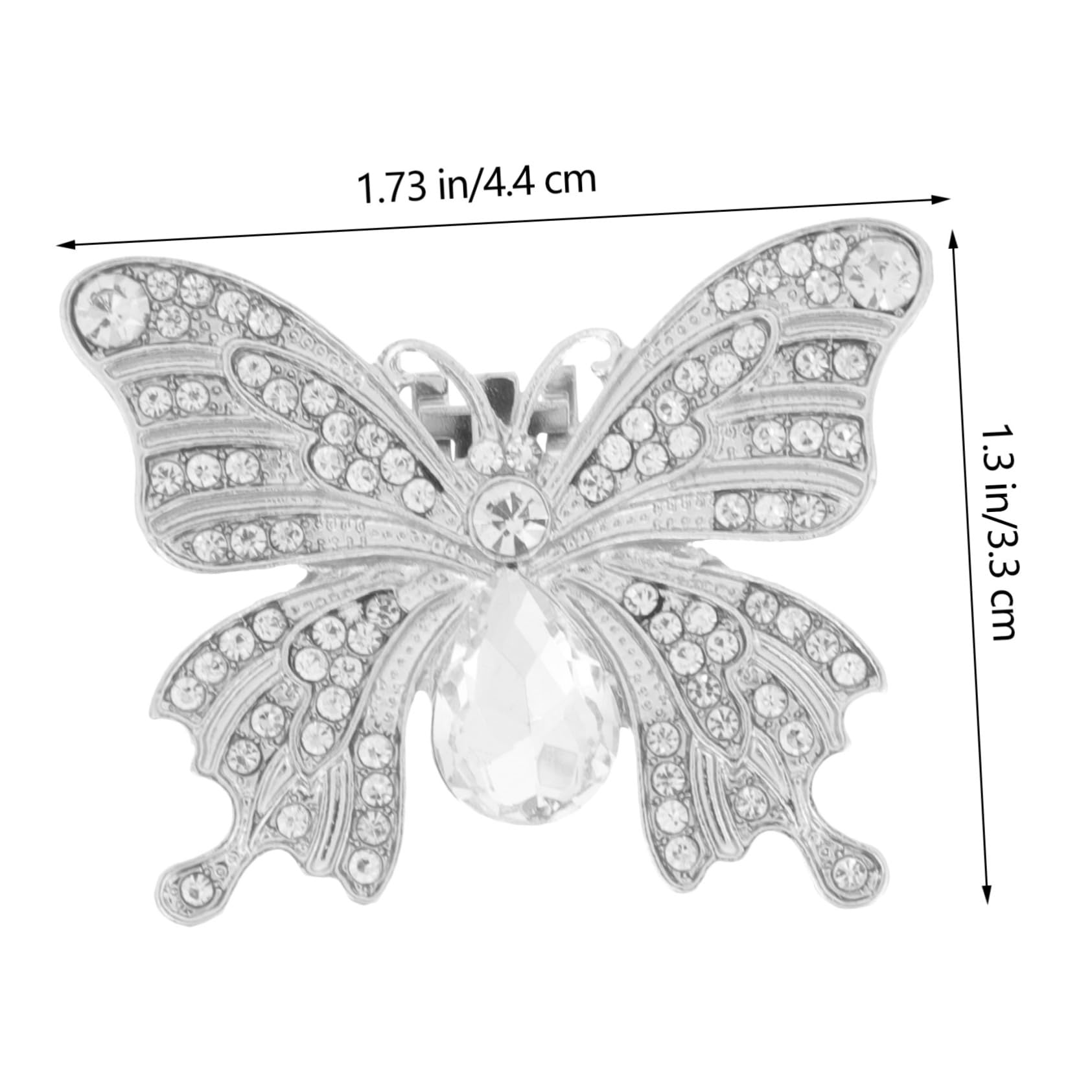 BESTYASH fermaglio per scarpe a farfalla decorazione di fermagli per scarpe décolleté fermagli per scarpe con fibbia per scarpe da sposa fibbia per scarpe a farfalla con strass