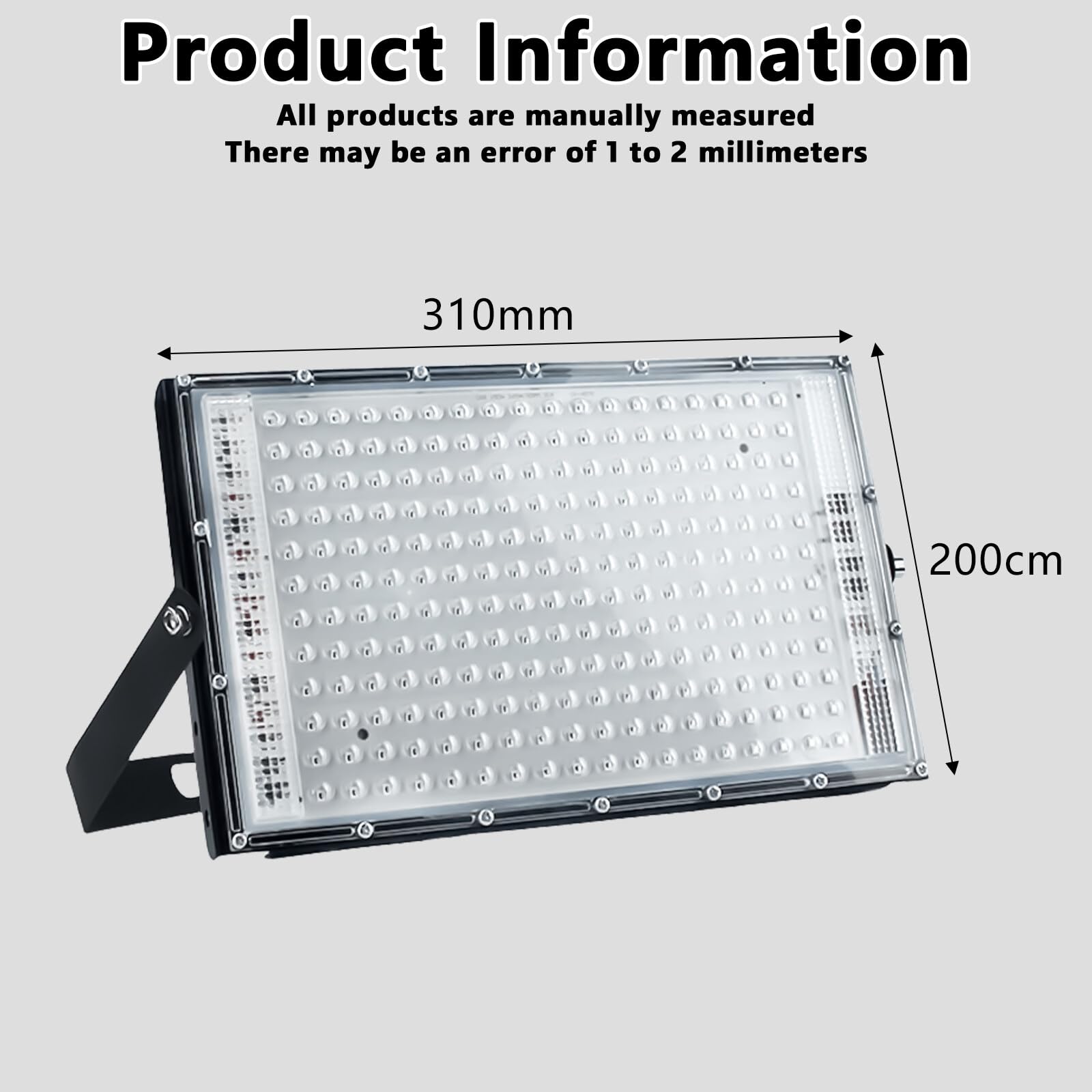 Leikurvo Luce UV nera 150 W Blacklight: 150 W LED UV faretto IP66 impermeabile luce nera UV con interruttore, adatto per feste di illuminazione palcoscenico e mostre d'arte