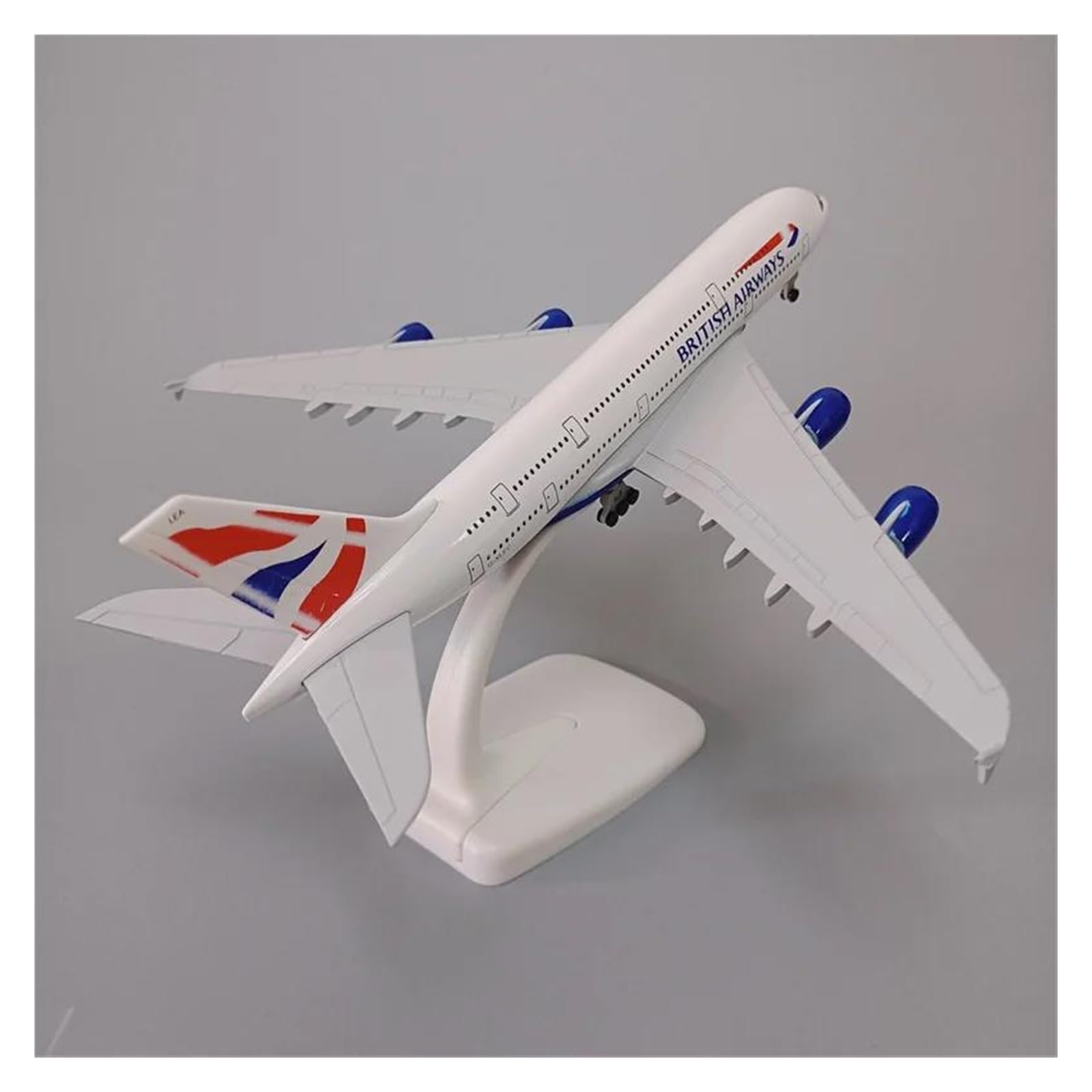 Kit Modello Di Aereo Pressofuso Da 20 Cm Per British Airways Airbus 380 A380 Per Regalo Collezione Appassionati Aviazione Modello di Aereo in lega