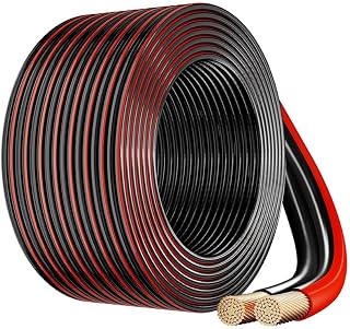 FEDUS 14 Gauge/AWG Speaker Wire 100M 328Ft Oxygen-Free Copper 2 Conductors Audio Speaker Cable for Car Speakers Stereos, S... Price In India