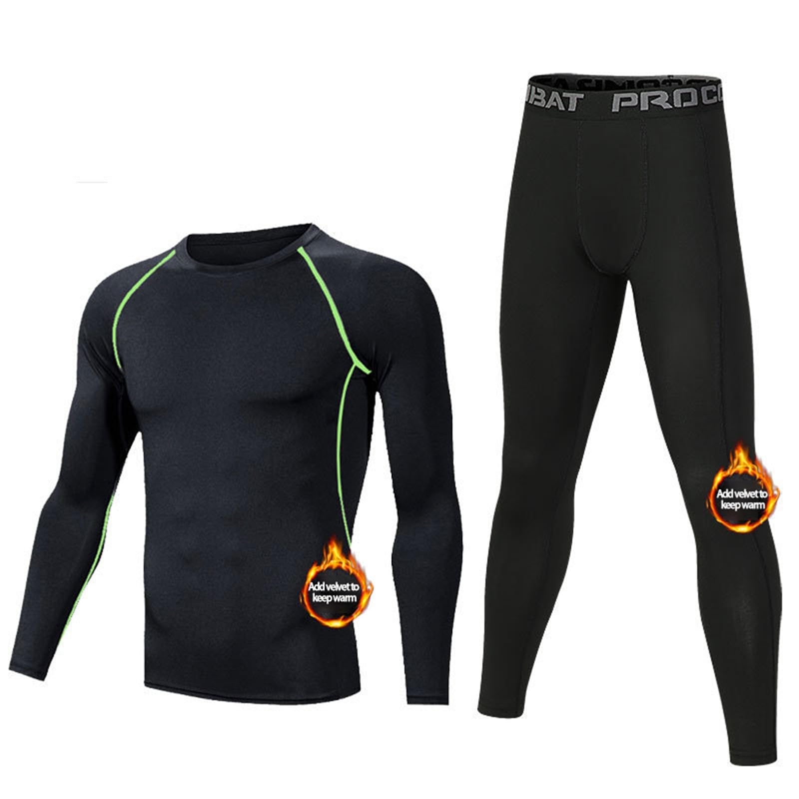 Ensemble compression sportif homme vêtement entraînement performant course pied