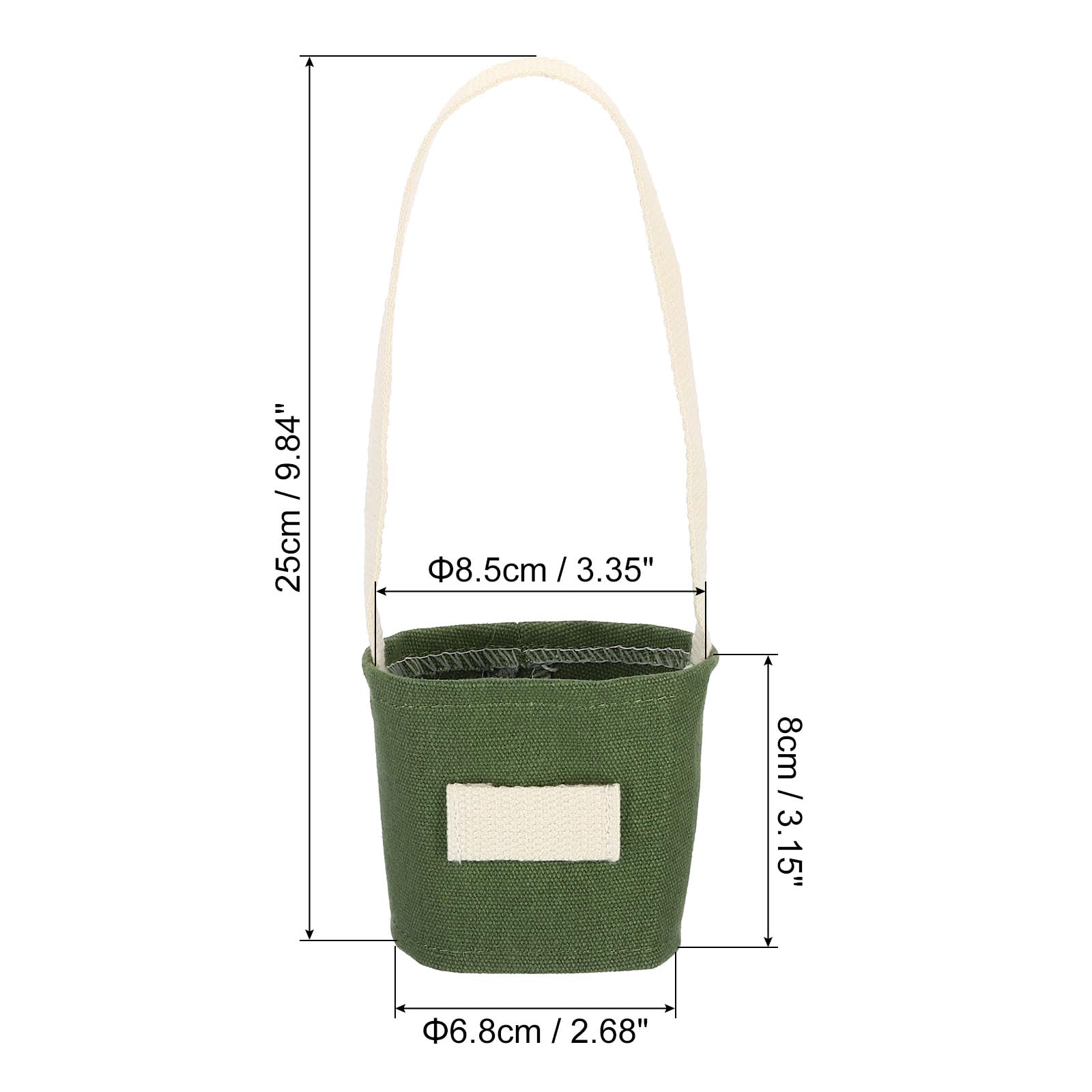 PATIKIL Coffee Cup Sleeve with Strap, 3 Pcs Water Bottle Holder with Straw Holder - Image 2