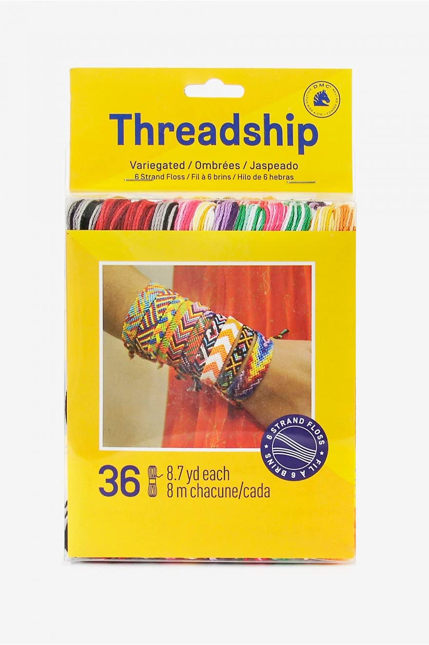 DMC Prism Craft Divas Thread Pack, 100 Percent Cotton, Multi-Colour, Medium