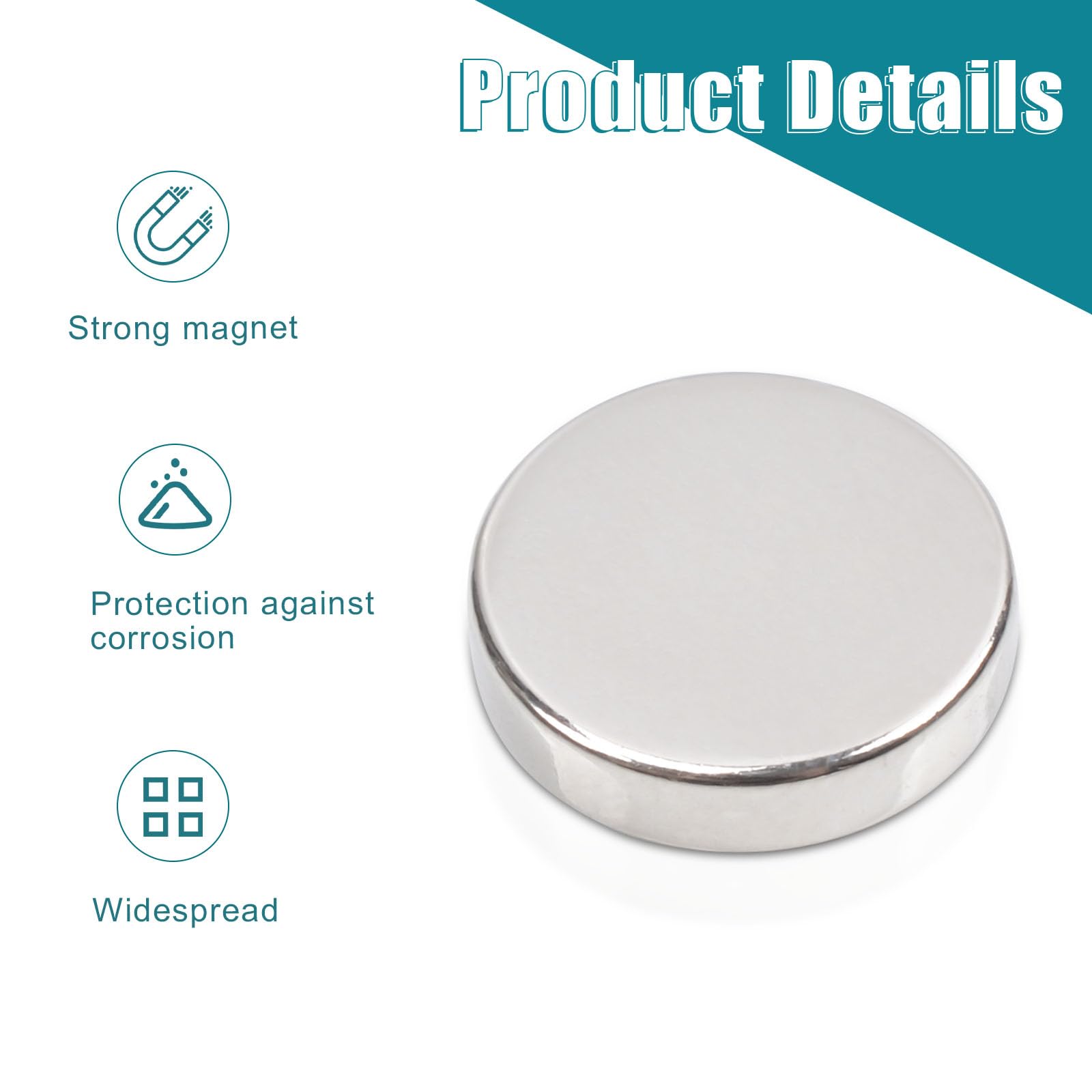 60 Pcs Rare Earth Magnets Neodymium Magnet, 0.47x1/8 inch Magnets for Whiteboard Fridge — Amazon image 6