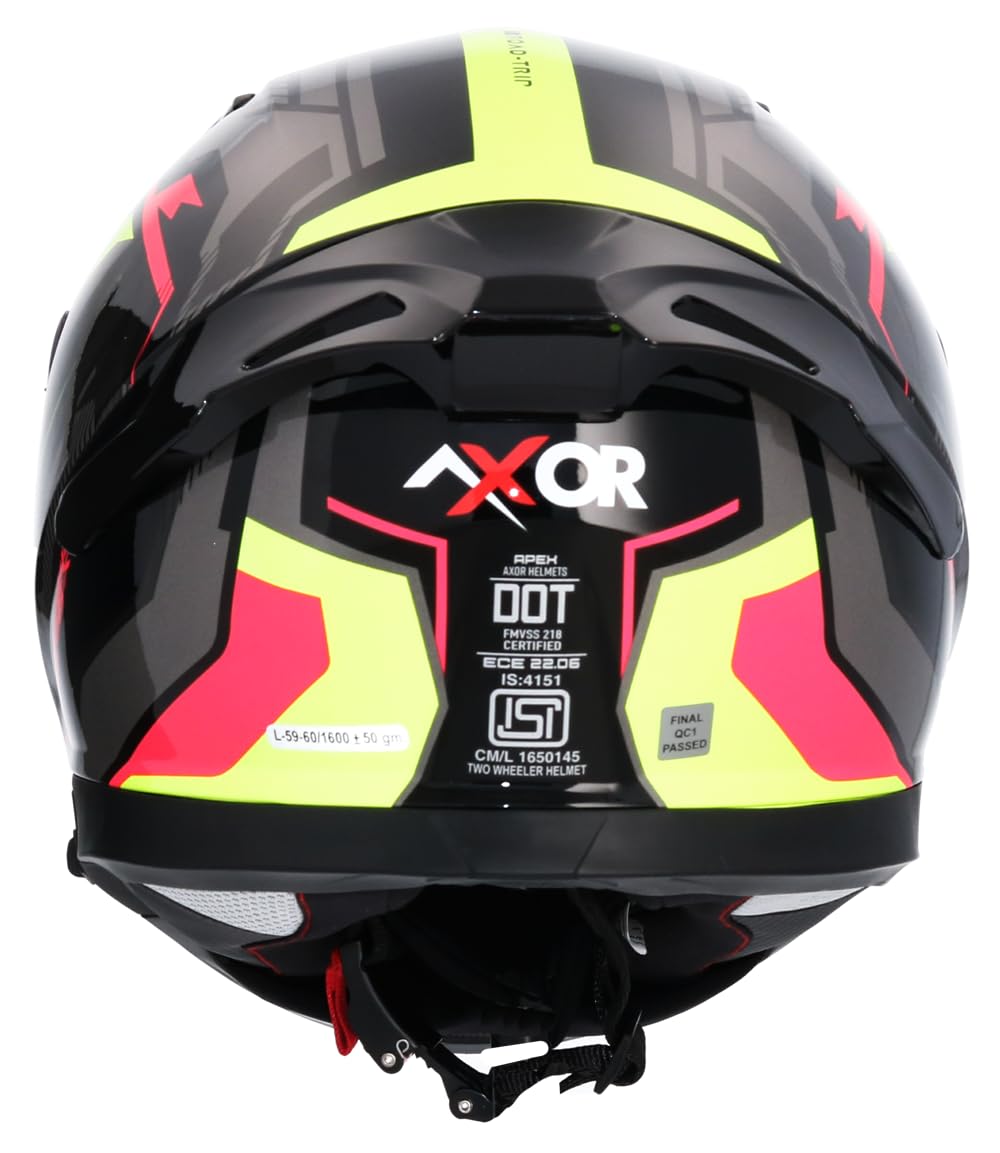 Shiro Helmets Casco Integral Modelo Apex Road Trip Negro y Gris Totalmente Homologado (M 57/58)