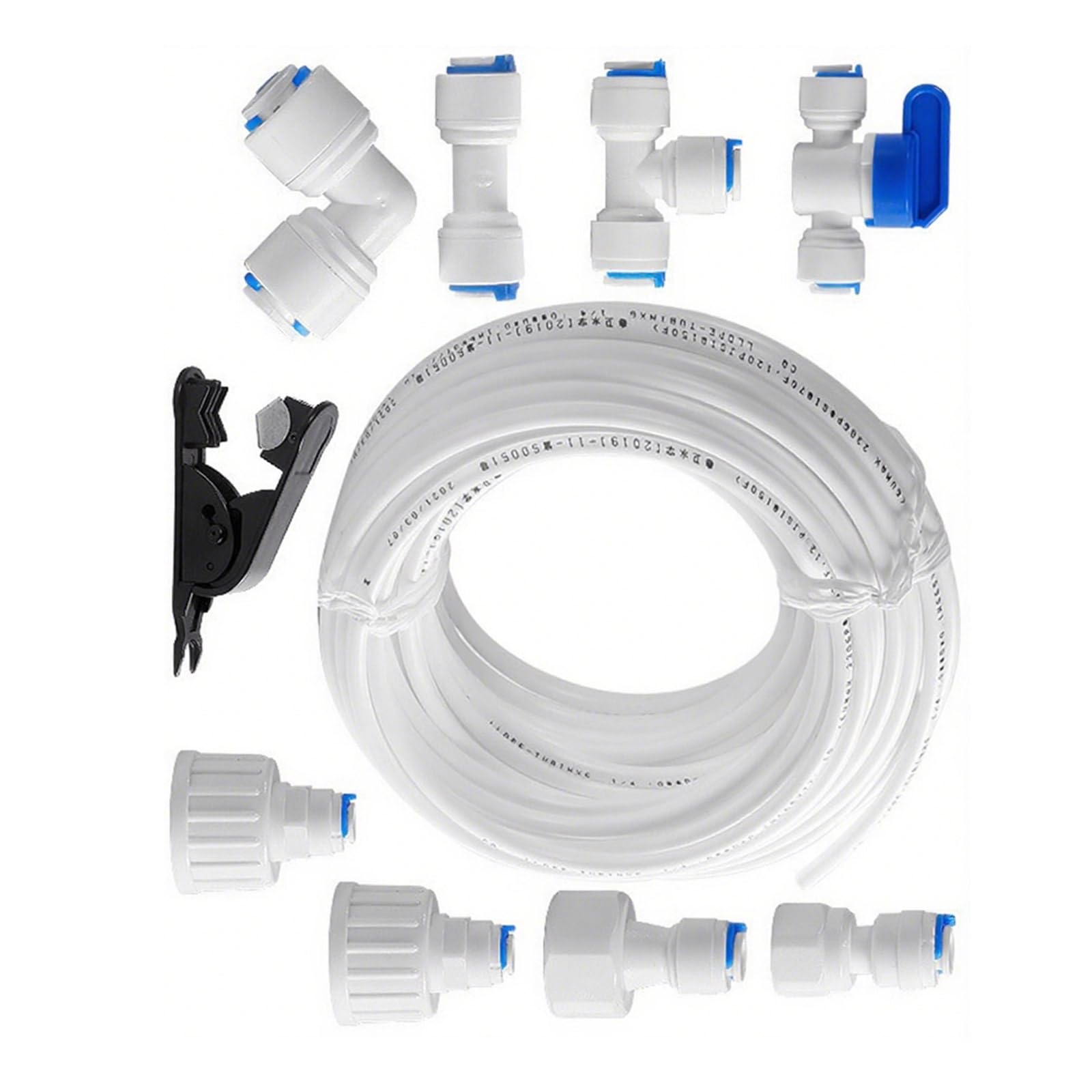 Easy Installation Water Filter Assembly General Hose Clothing Link Purifying Fitting Assembly Hose Set for Refrigerator and Ice Maker