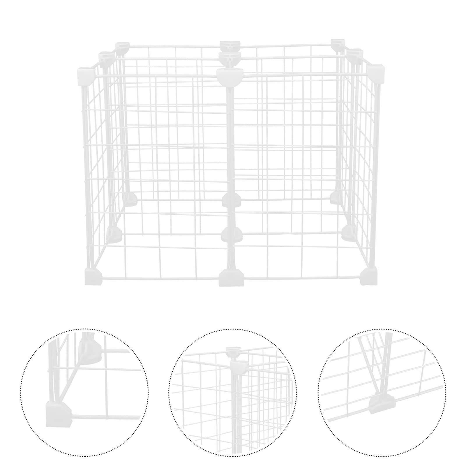 SECFOU Organizador Separador de Congelador 2 Columnas Estante Divisorio Rejilla Modular Plástico Resistente Uso Refrigerador Hogar Cocina
