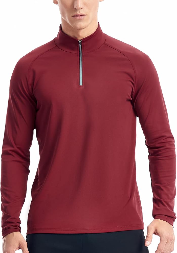 Half zip shirt men's Clearance