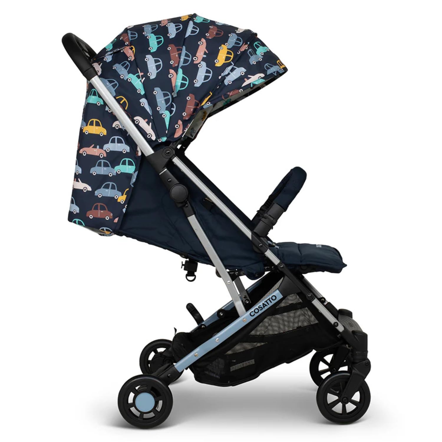 Cosatto Yo Reisebuggy leichter Baby-Kinderwagen kompaktem Faltmaß ab Geburt bis 25kg airline-kompatibel Einhandfalten 8kg Einkaufskorb Beep Beep