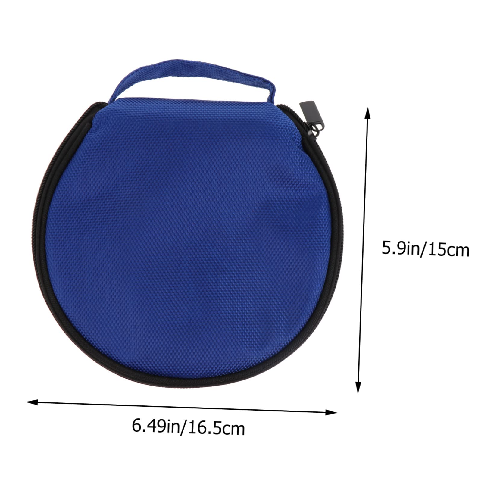 Ciieeo Portable Zipper CD Storage Case Capacity Disc Holder with Soft Inner Pages Shock Resistant Design for Travel and Home Organization Protects and Dvds From Scratches and Damage