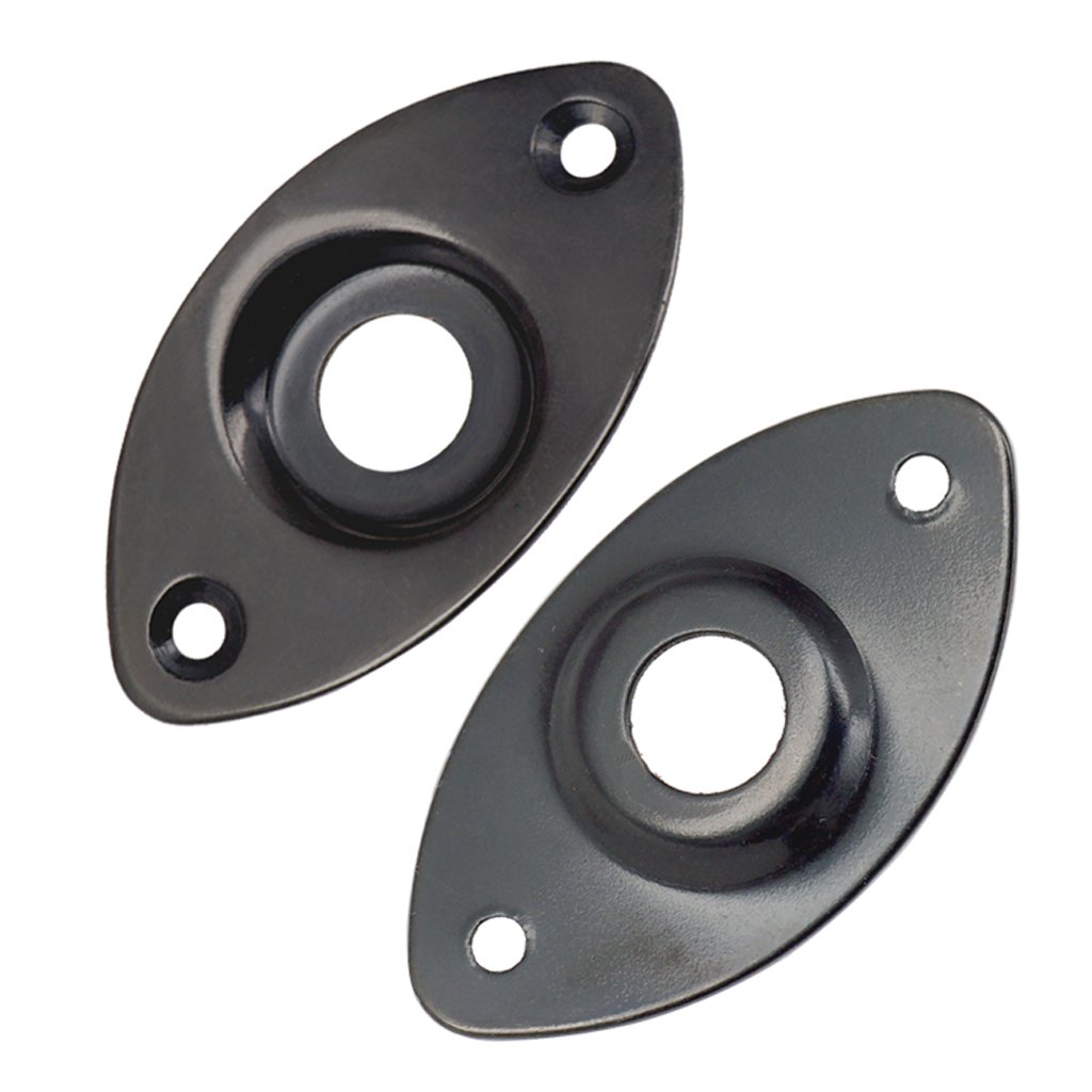 2 Pezzi Piastra Jack Per Chitarra Elettrica - In Metallo, Con Viti, Per Sostituzione - Foto 10