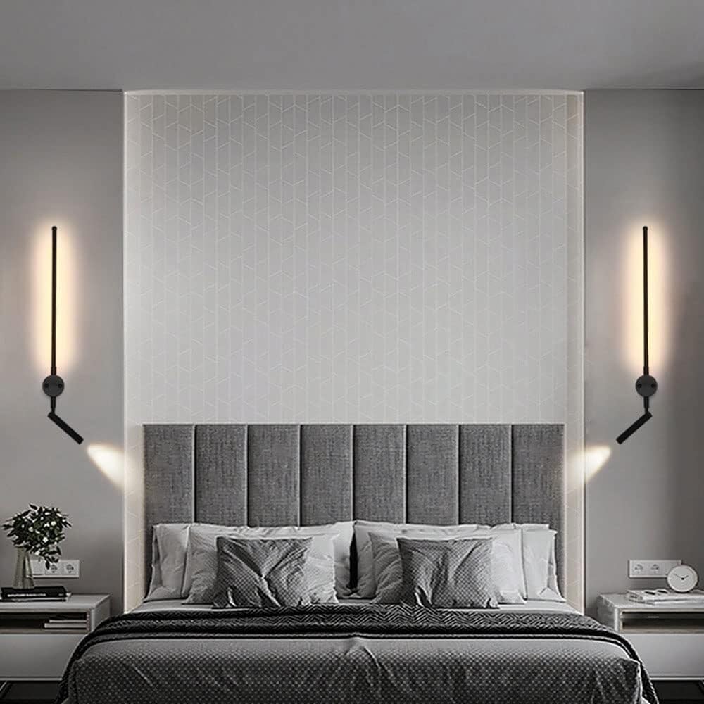 Applique da Parete Europea a LED da 18 W, Applique da Parete a Striscia Lunga, Lanterna da Parete Moderna in Ferro, Lampada da Parete Semplice, Luce NT, 16 cm