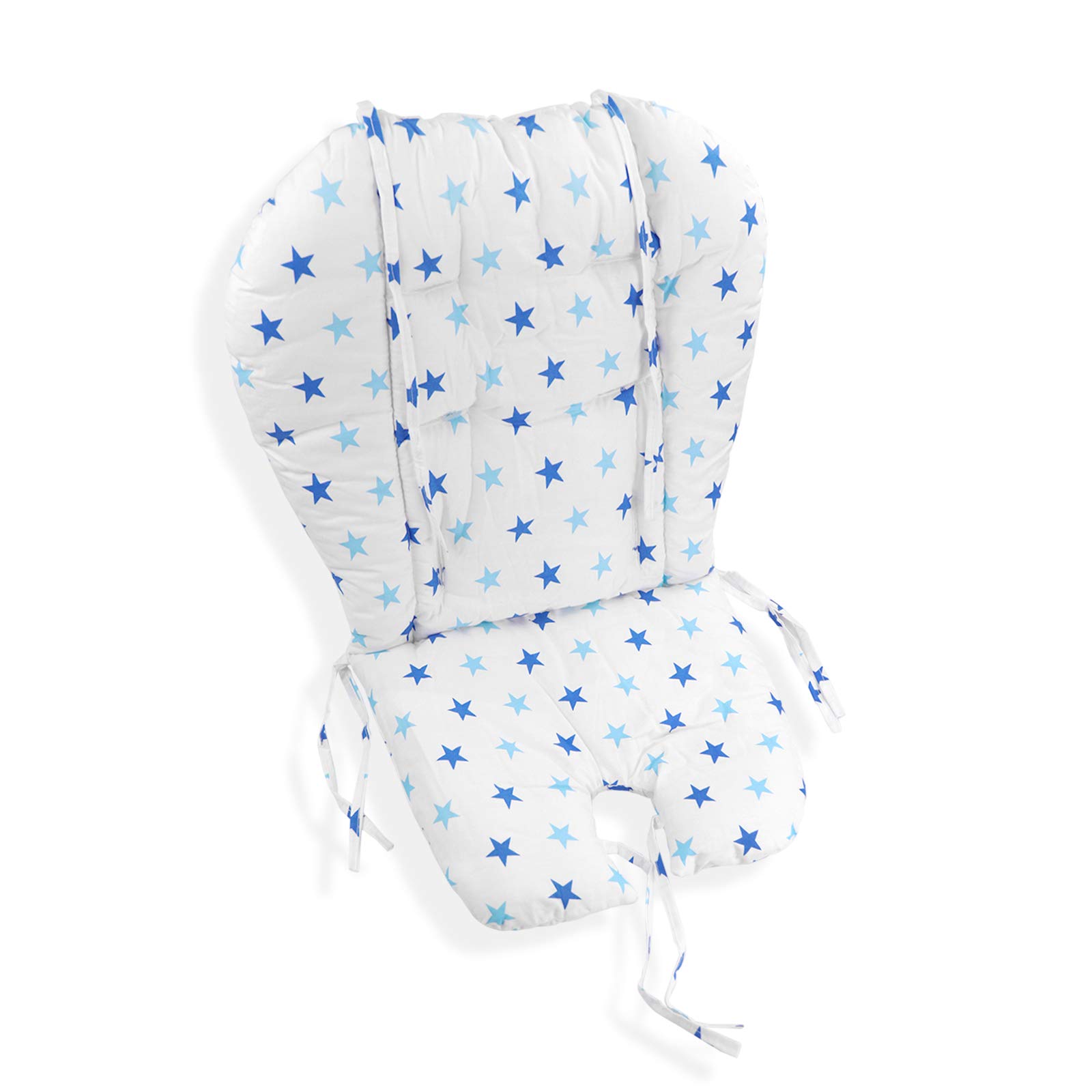 High Chair Cushion,High Chair Pad,Baby High Chair Seat Cushion Liner Mat Padding Cover Protection Pad for Baby Dining Chair(Blue Star)
