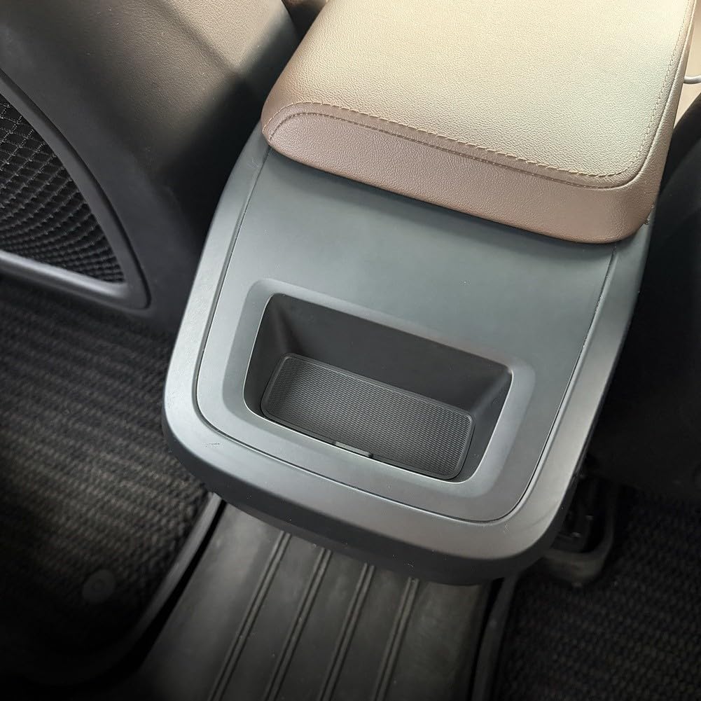 Base de goma gris para reposabrazos Xc60 V90 S60 (2015-2026) Xc90 TPE, almohadilla de almacenamiento antideslizante con soporte electrostático