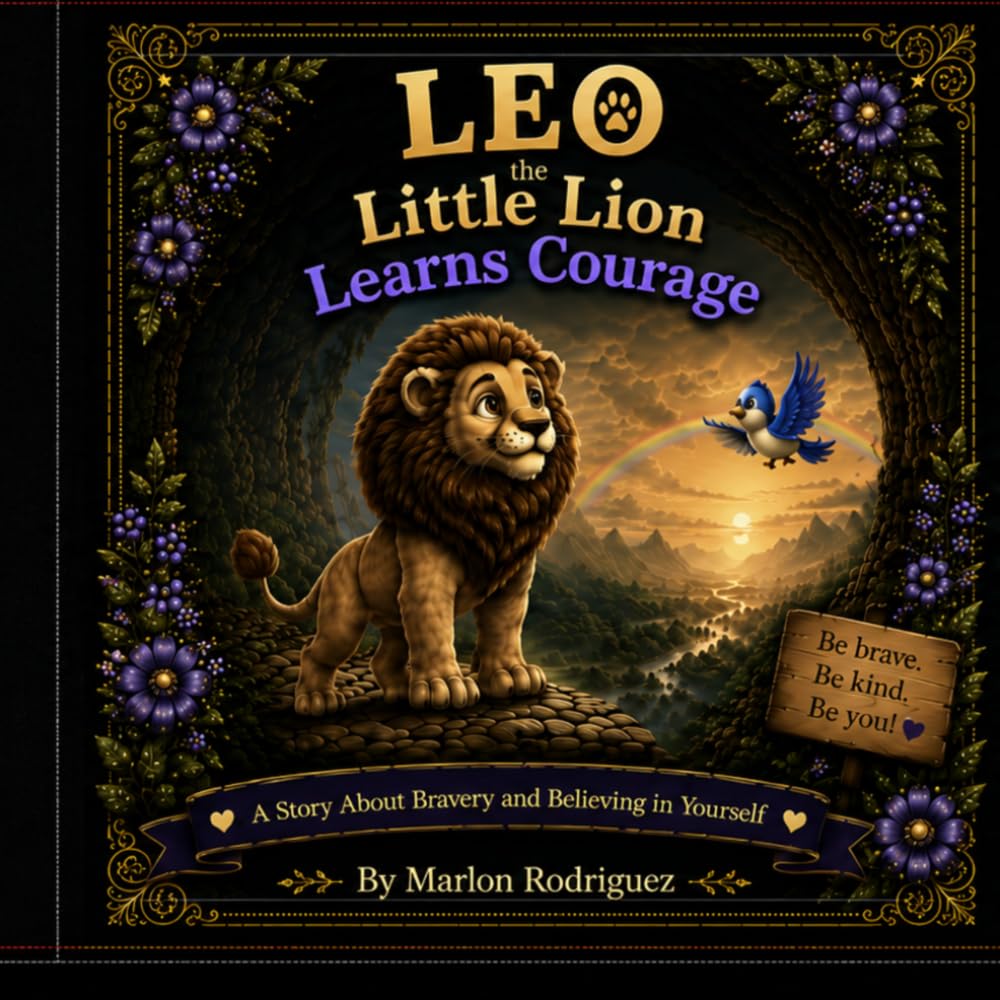Leo the Little Lion Learns Courage: A Story About Being Brave and Believing in Yourself
