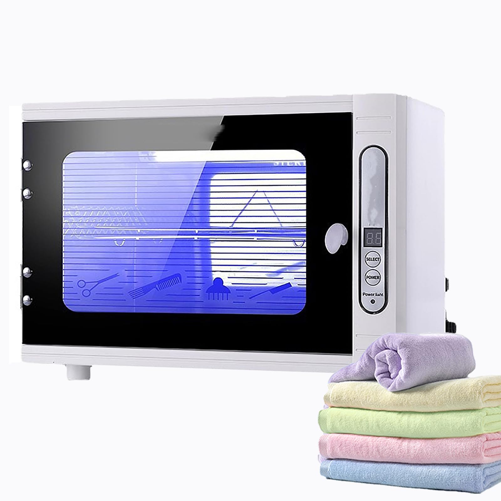 Calentador de toallas de 15L con control por microcomputadora y puerta vista
