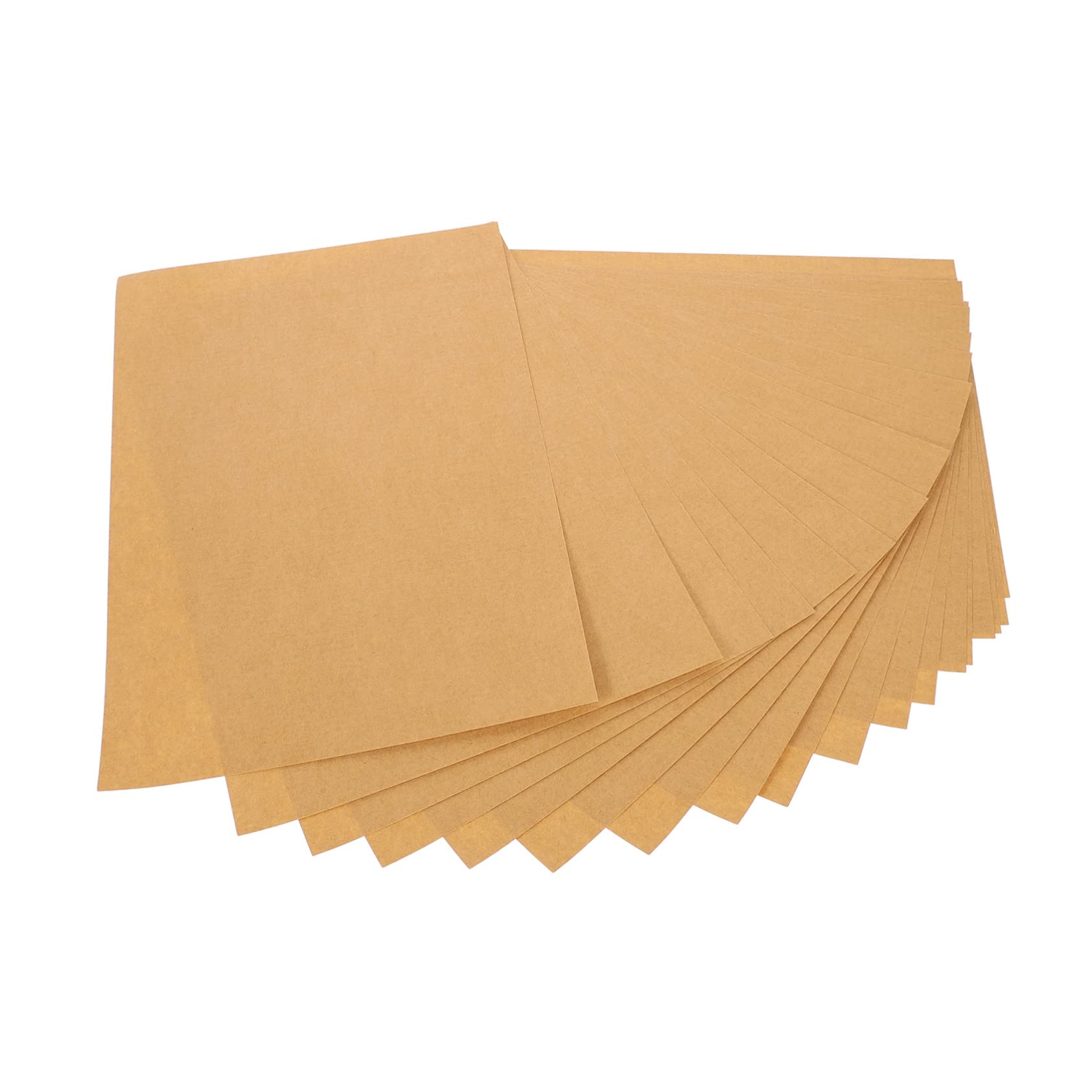 EXCEART 100fogli Carta Adesiva Kraft Per Stampante Di Etichette Autoadesive Carta Kraft Per Ufficio Casa e Scuola
