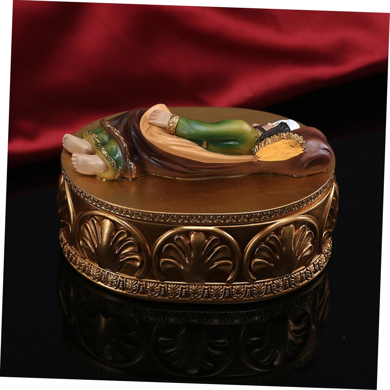 Joyero de Resina San José para Guardar Joyas y Anillos