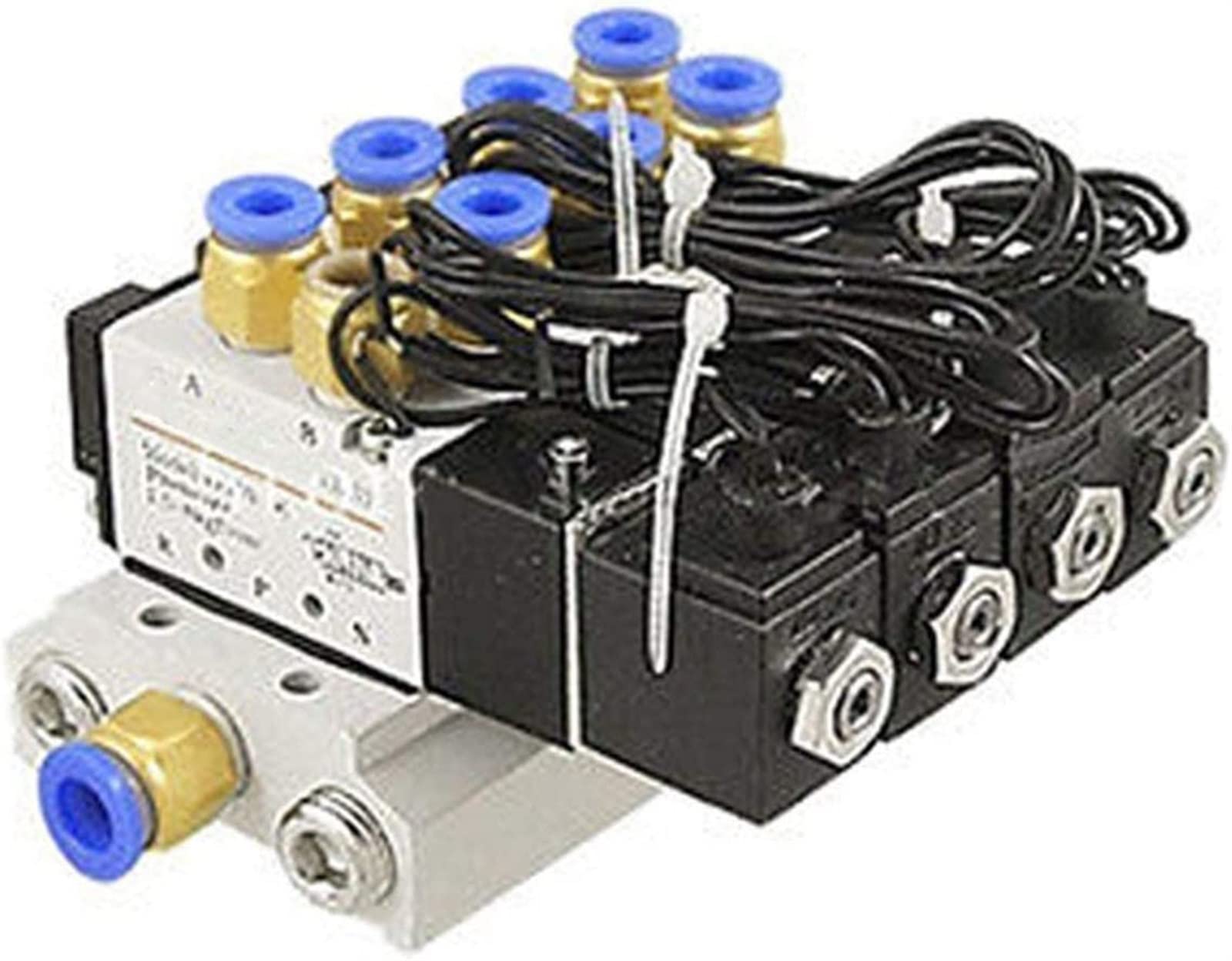Électrovanne pneumatique 4V110-06 bloc de distribution étanche en aluminium DC12V
