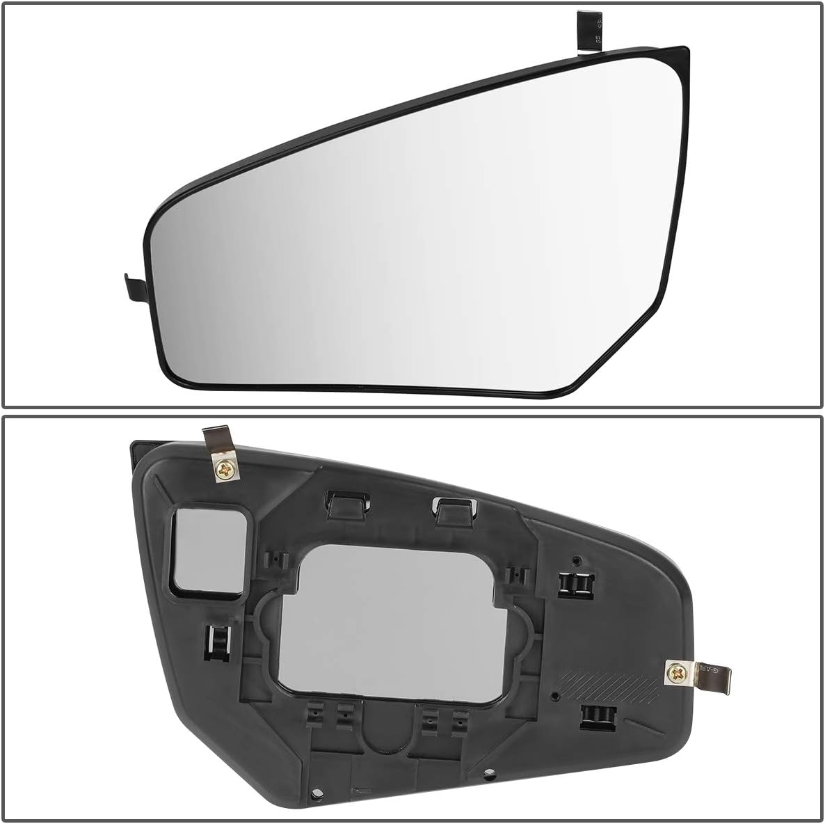 DNA Motoring OEM-MG-0430 96302ET04E OE Style Left Side Mirror Glass Compatible with 2007-2012 Sentra