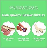 Vista 6 de Los mejores regalos de Navidad, rompecabezas de madera para adultos, rompecabezas de muñeco de nieve, rompecabezas de madera de Navidad