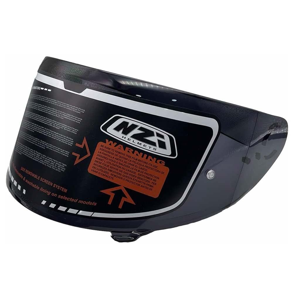 NZI Trendy 3 Stream Raptor Grey Red Mate - Casco de Moto Integral con Pantalla Oscura + Transparente + Spoiler ECE 22.06 - Unisex Hombre y Mujer (S)