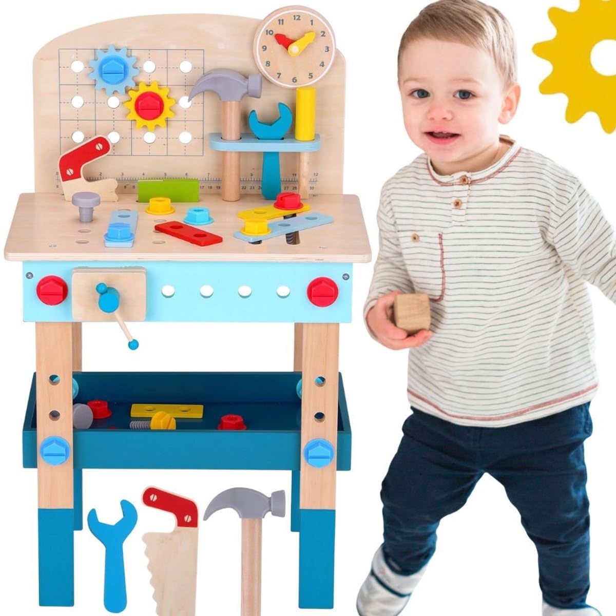 Tooky Toy Banco de Trabajo de Madera