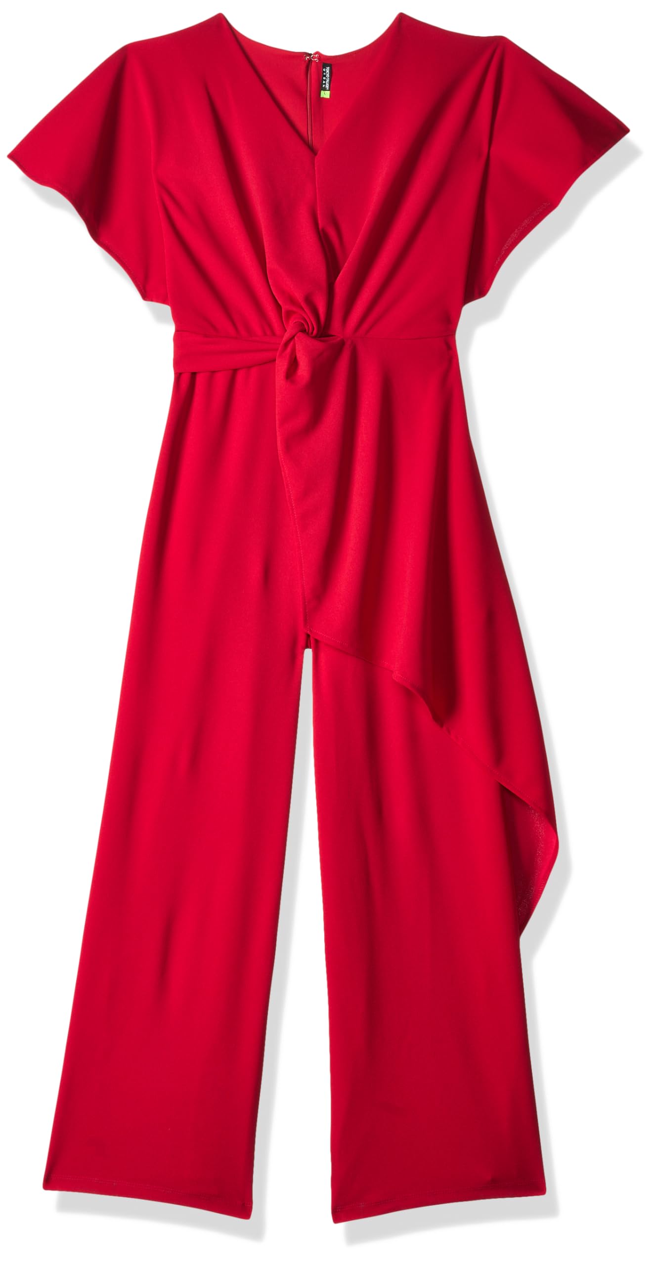 tokyo talkies Women's Short Sleeves V-Neck Solid Jumpsuit |Stylish | Casual-picture-38