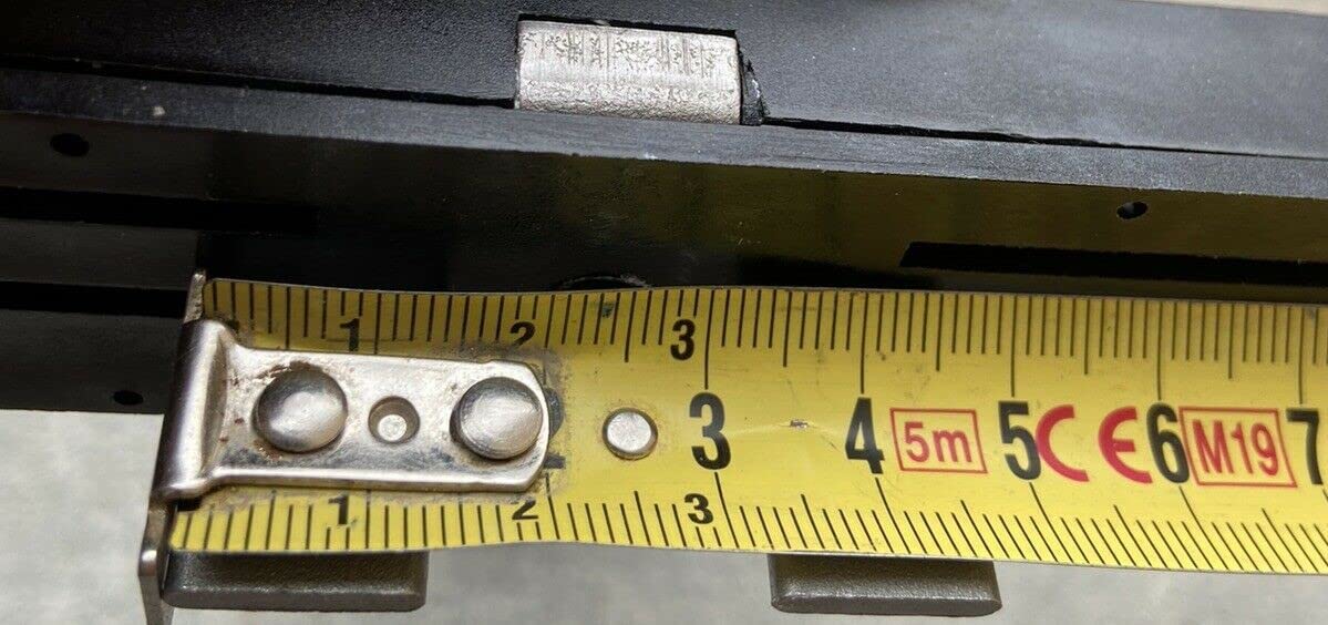 Poignée crémonaise pour accessoires intérieurs en aluminium, ouverture extérieure et intérieure (noir)