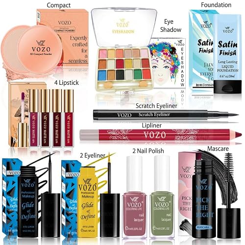 VOZO Ultimate Beauty Kit 14 Piece Makeup Collection for Women VT-171 1 61rslJSY6vL. SL500