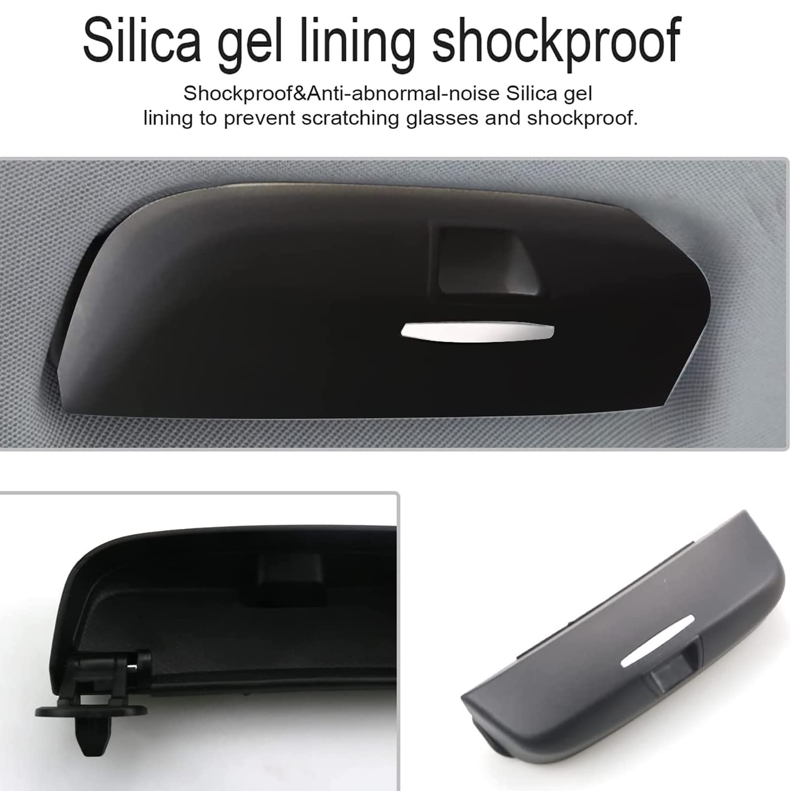 Étui à Lunettes de Voiture pour Hondα CR-V 2018 2019 2020 2021 2022, ABS Lunettes de Solei Rangement BoîTe de Rangement Porte-Lunettes Organisateur IntéRieur Accessoires,B/Black