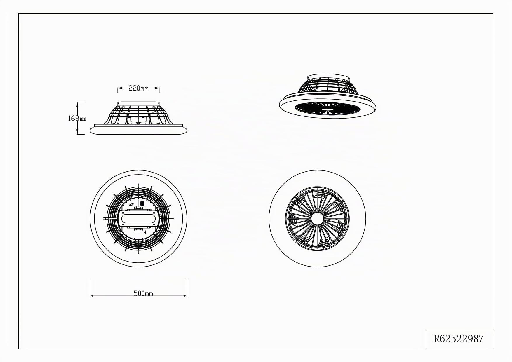 Reality, Ventilatore, Stralsund incl. 1xLED