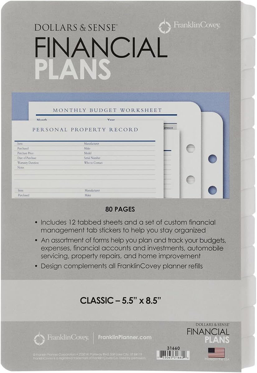 Organize Your Finances: FranklinCovey Financial Plans Pack Review