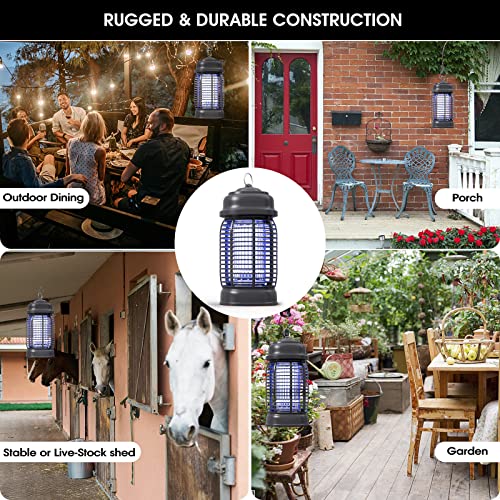 Bug Zapper, Imirror 20W Outdoor Bug Zapper, Waterproof Electronic Mosquito Zapper Fly Zapper For Outdoor And Indoor #TOP6