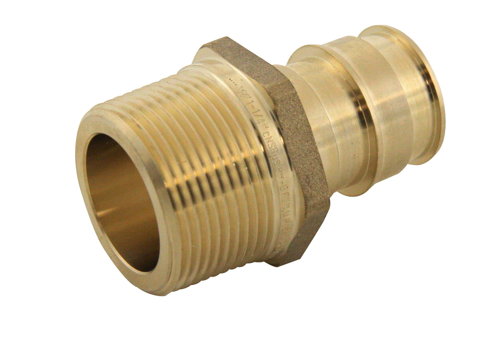 Uponor ProPEX LF Brass Male Threaded Adapter, 1 1/4