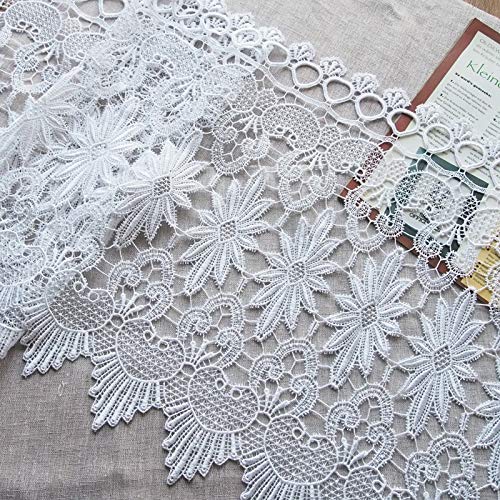 Rideau Brise-Bise En Voile Brodé Oiseaux Et Fleurs - Élégant Rideau De Bistrot Avec Dentelle Et Pompons 50x75 Cm Beige Et Vert